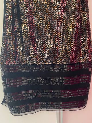 Vestido fiesta lentejuelas M/L