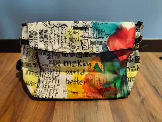 Bolso Desigual Multicolor "say something nice"