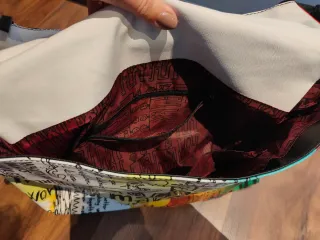 Bolso Desigual Multicolor "say something nice"