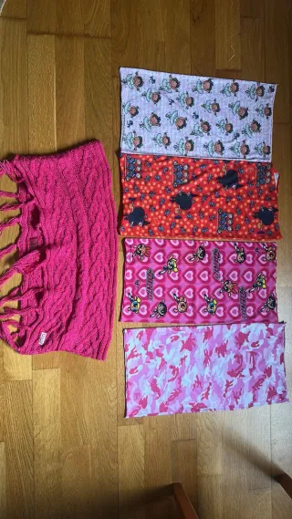 5 bragas de cuello tipo Buff