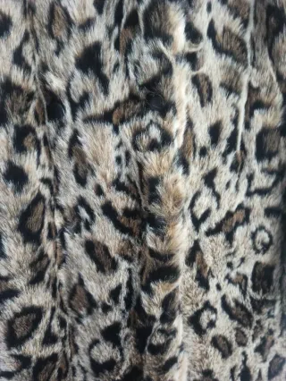 Abrigo pelo Zara Woman Talla M