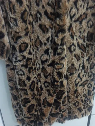 Abrigo pelo Zara Woman Talla M