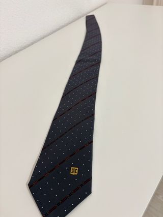 Corbata Seda Celine Paris Azul