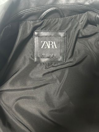 Chaqueta Biker Zara Negra