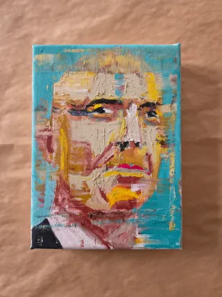 Quadro moderno dipinto a mano olio