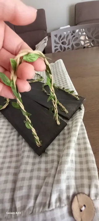 Coppia mensole rustiche in legno