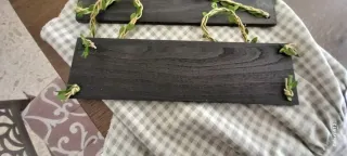 Coppia mensole rustiche in legno