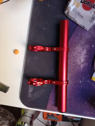 Extensor Manillar Bicicleta Rojo