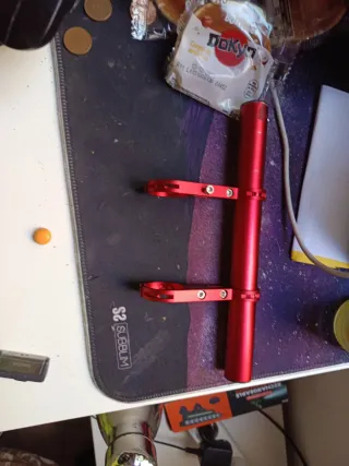 Extensor Manillar Bicicleta Rojo