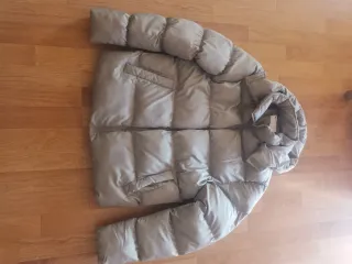 Plumífero gris ASOS talla M