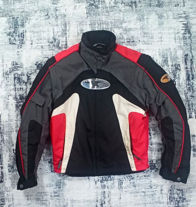 Chaqueta Moto AXO Negra y Roja