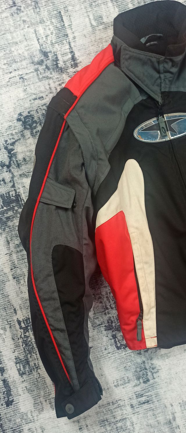 Chaqueta Moto AXO Negra y Roja