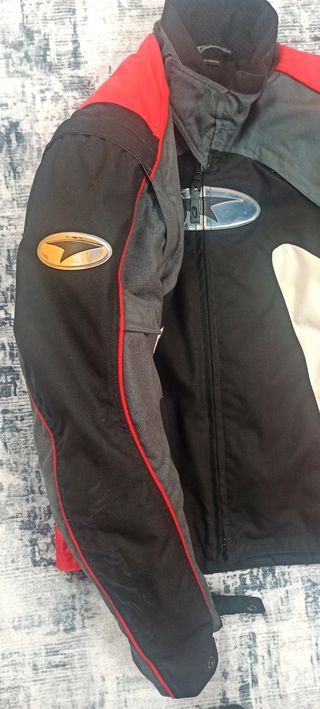Chaqueta Moto AXO Negra y Roja
