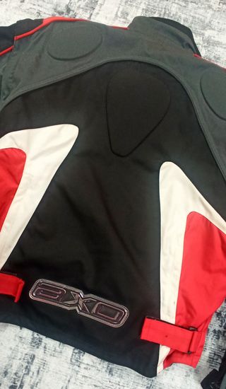 Chaqueta Moto AXO Negra y Roja