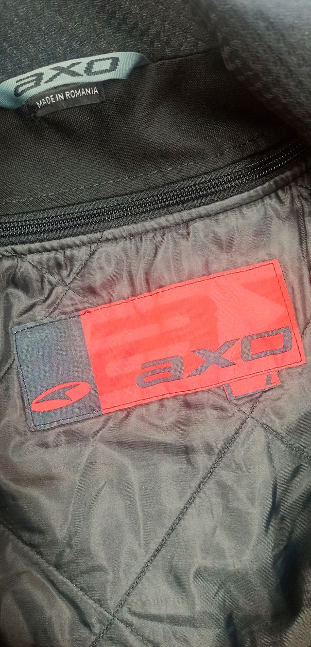 Chaqueta Moto AXO Negra y Roja