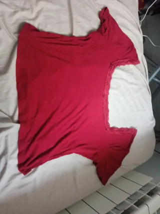 Blusa roja mujer talla 2XL