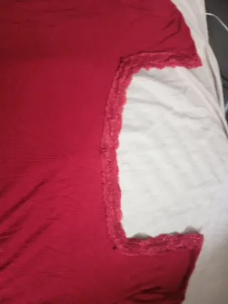 Blusa roja mujer talla 2XL