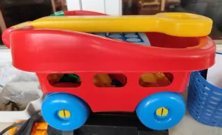 Carrito de bloques para niños