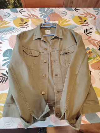 Cazadora vaquera Lee verde oliva