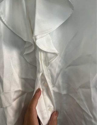 Blusa Zara Volantes con etiqueta