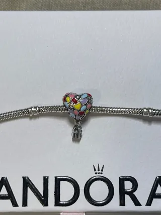 Charm Corazón Globo UP Plata 925