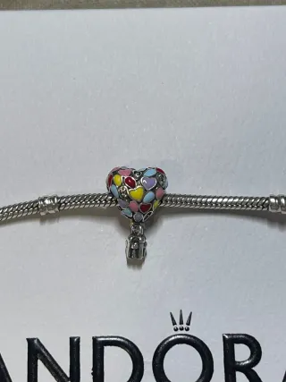 Charm Corazón Globo UP Plata 925