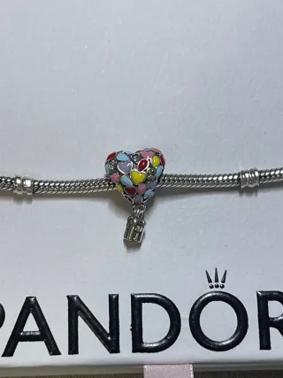 Charm Corazón Globo UP Plata 925