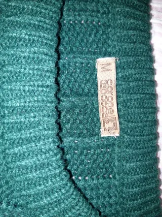 Jersey verde trenzado talla L