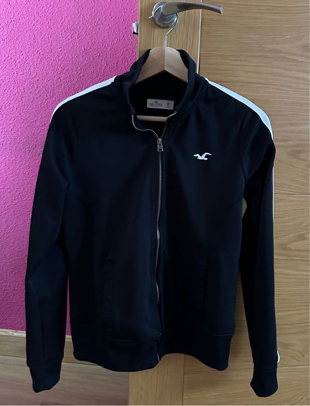 Sudadera Hollister con cremallera talla M