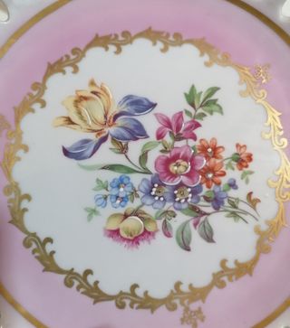 Centrotavola Porcellana Francese Fiori