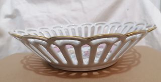 Centrotavola Porcellana Francese Fiori