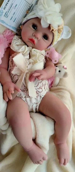 Bebé Reborn Silicona  completamente 51cm
