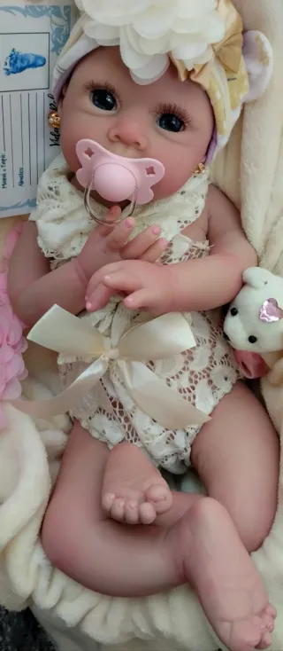 Bebé Reborn Silicona  completamente 51cm