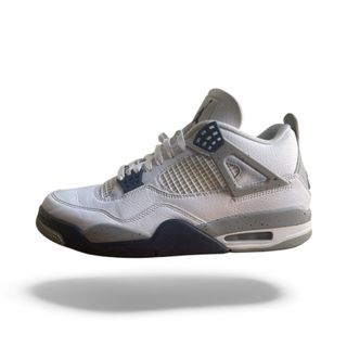 Jordan 4 Retro White Midnight Navy Talla 42