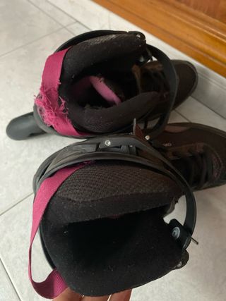 Patines Oxelo Talla 41 Negro/Rosa