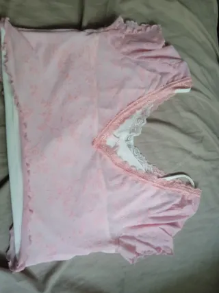 Top rosa mujer talla L