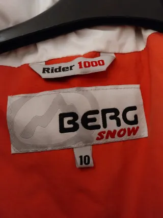 Casaco Berg Snow Rosa e Branco acolchoado