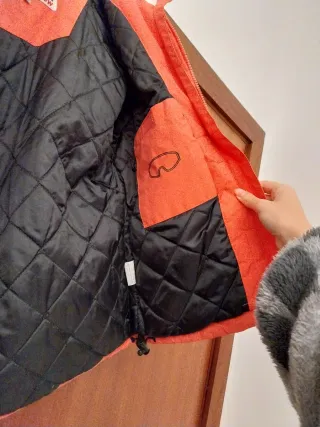 Casaco Berg Snow Rosa e Branco acolchoado