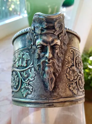 Elegante jarrón de vino s.XIX Alemania