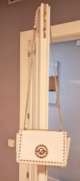 Bolso Blanco Armani Jeans Cadena