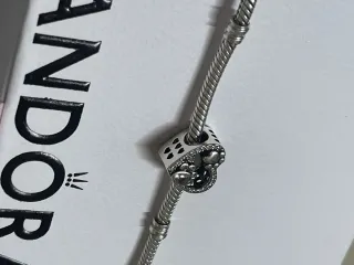 Charm Corazón Huella Perro Plata 925