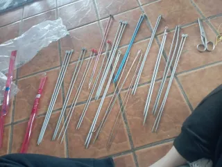Agujas de tejer