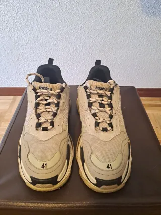 Balenciaga Triple S Beige/Negro