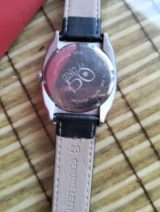 Reloj Uno de 50 Correa Negra Hombre