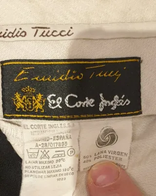 Pantalón de vestir caballero negro con pinza