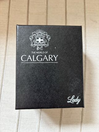 Reloj Calgary Lady Beige y Plateado