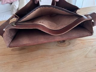 Bolso de cuero para portátil/carpetas, maletín