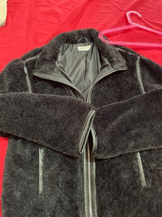 Chaqueta borreguito H&M negra