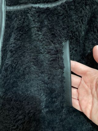 Chaqueta borreguito H&M negra