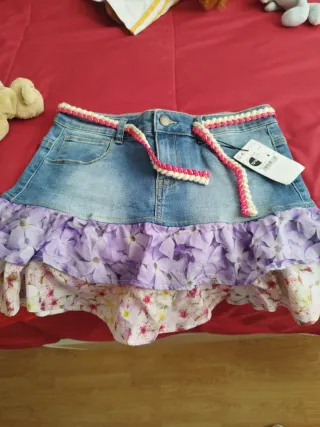 Falda vaquera niña 13/14 años